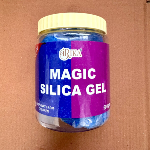 IRIKA Magic Blue Silica Gel (500g) – Reusable Moisture Absorber for Dry Flowers & Resin Art: