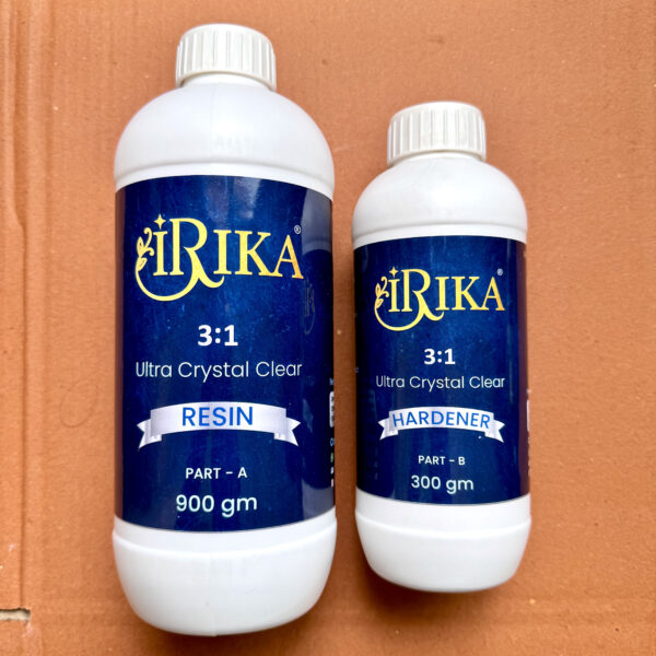 IRIKA 3:1 Casting & Topcoat Resin – 1200g (900g Resin + 300g Hardener)