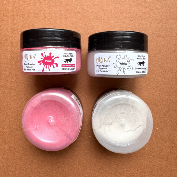 White + Pink  Pearl Powder Each 20g