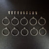 Round Shape Pendant Bezels with Connector