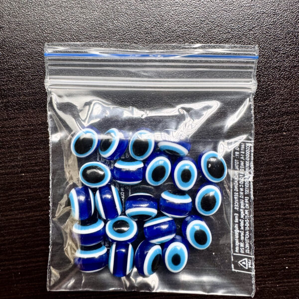 Oval Evil Eye Charms – 10gm Pack