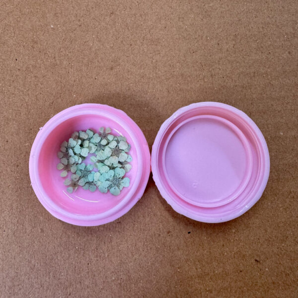 Aquamarine Dry Plum Flower Bottle for Resin Art ( 25 Piece)