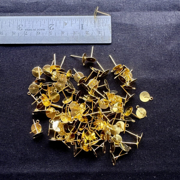 Earring Stud - Gold 40 Piece