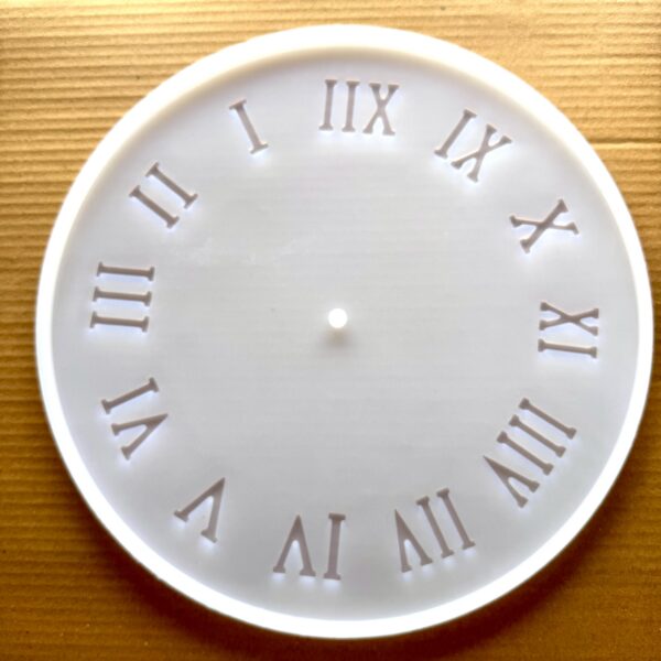 12 Inch Clock Silicone Mold