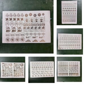 RAKHI EMBOSS SHEETS