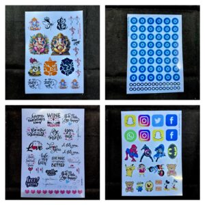 COLOR INSERT SHEETS